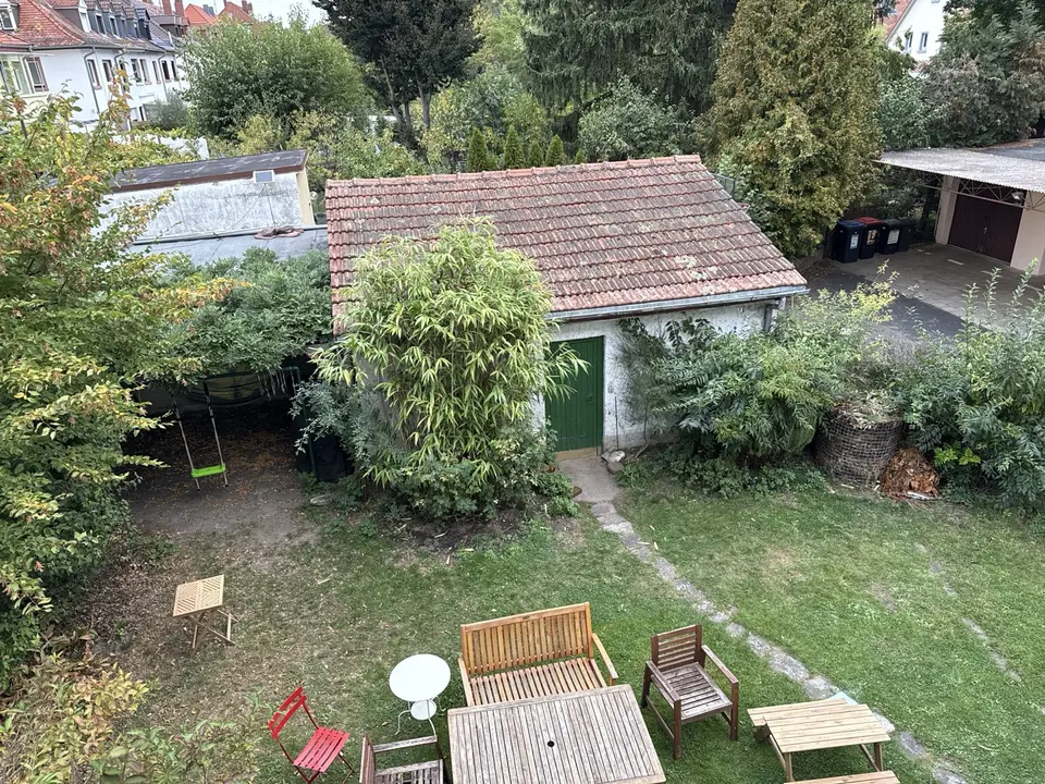 Original photo: garden as a reference